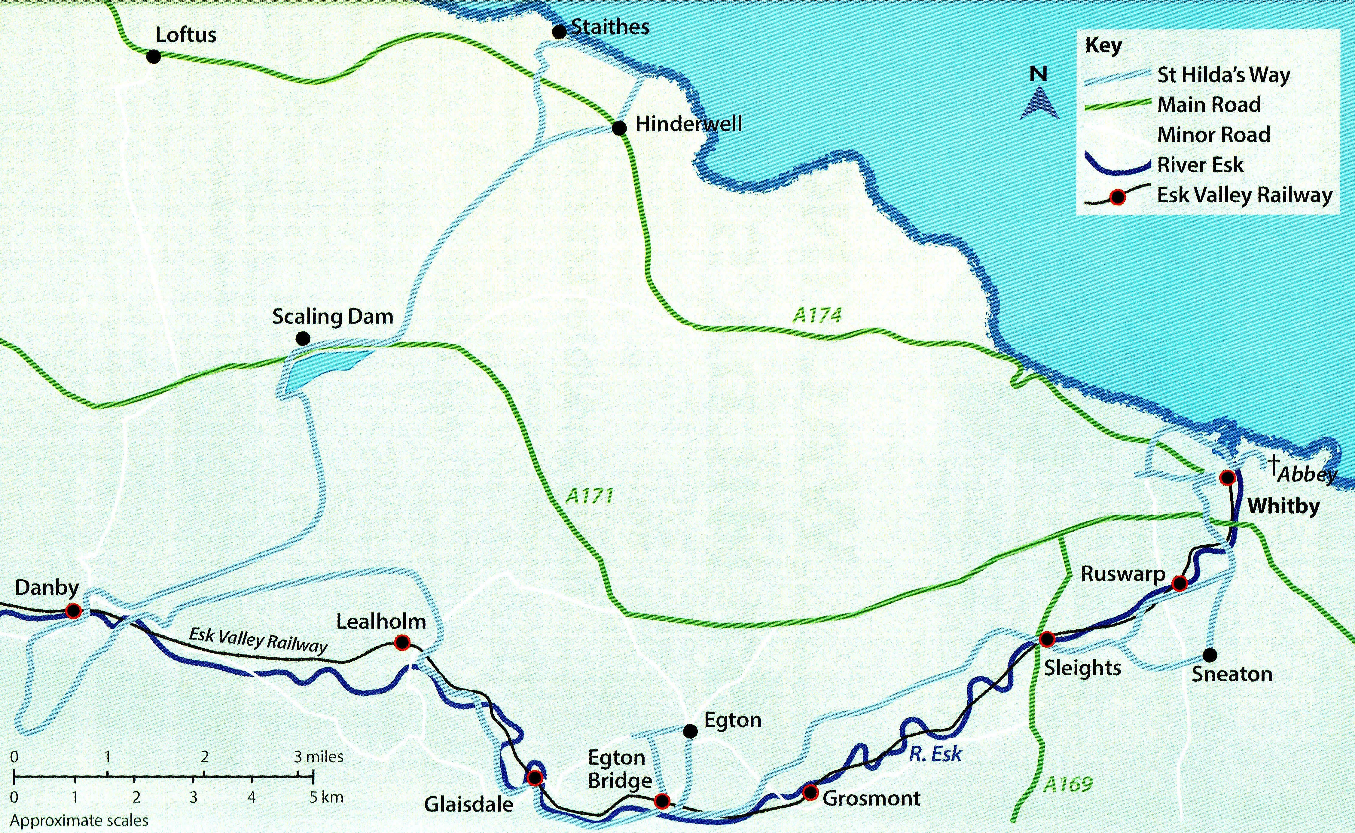 St. Hilda's Way Walk Map (2)